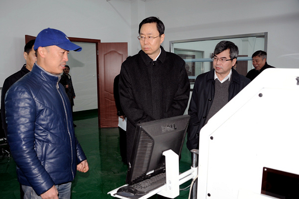 泰州市委書記、市人大常委會(huì)主任藍(lán)紹敏蒞臨公司調(diào)研項(xiàng)目建設(shè)情況